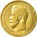 Moneda, Rusia, Nicholas II, 7 Roubles 50 Kopeks, 1897, St. Petersburg, MBC+, Oro