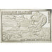 France, Médaille, Timbre, Jules Verne, 30 Francs, 1983, FDC, Argent