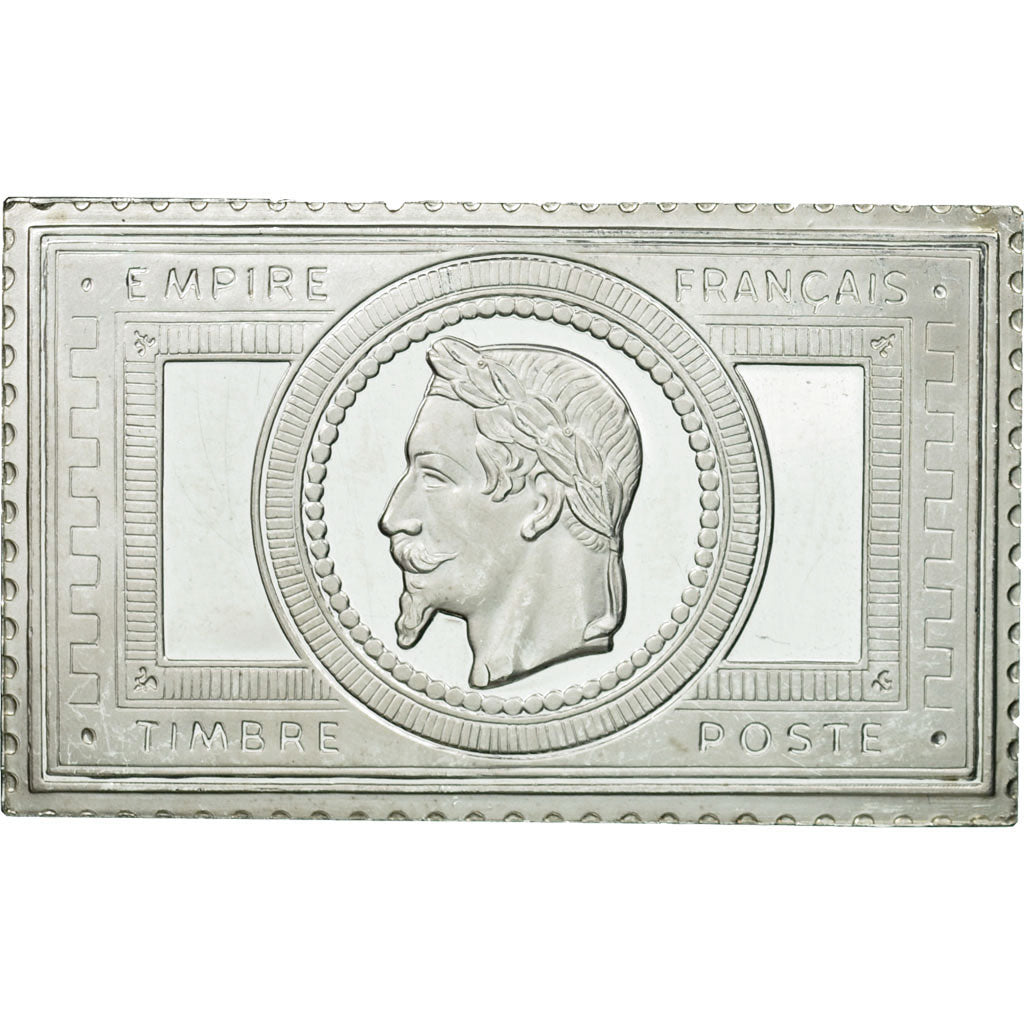 France, Medal, Timbre, Napoléon III, Effigie Laurée, 5 Francs, 1982