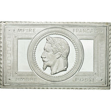 France, Medal, Timbre, Napoléon III, Effigie Laurée, 5 Francs, 1982
