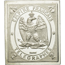 France, Médaille, Timbre, Timbre Télégraphe, Aigle Impérial, 2 Francs, 1981