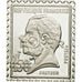 France, Medal, Timbre, Pasteur Surchargé, 10 Francs sur 1.50 franc, 1983