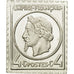 France, Médaille, Timbre, Napoléon III, Effigie Laurée, 4 Centimes, 1982