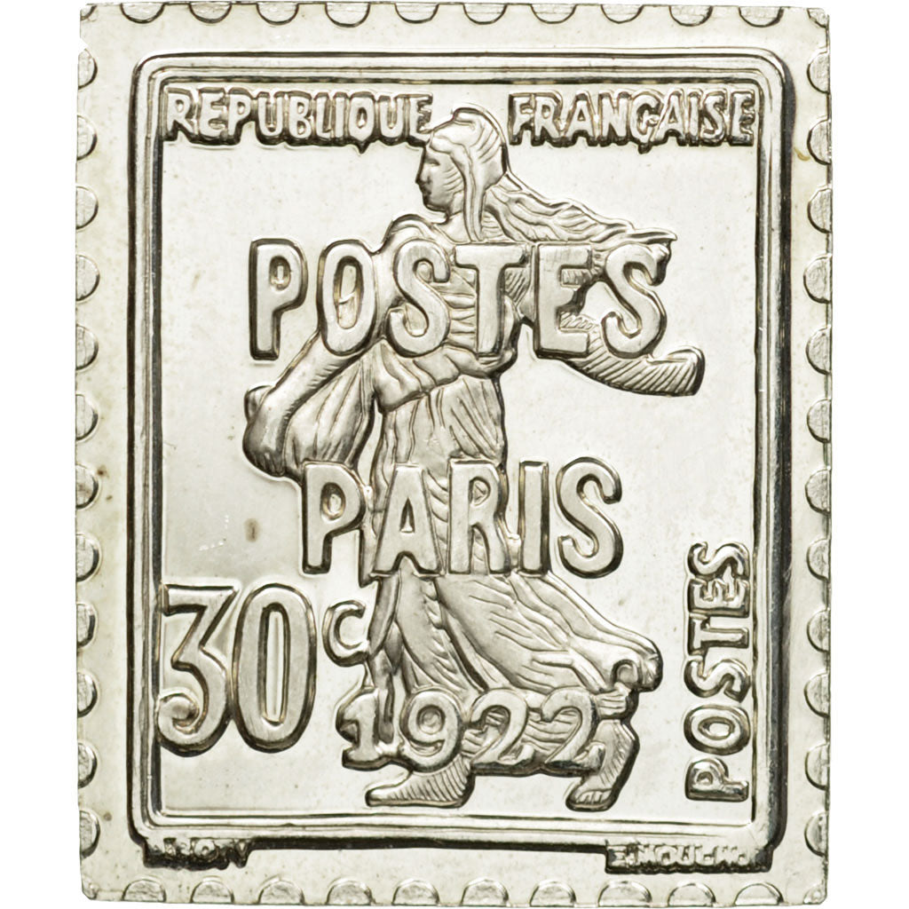 Francia, medaglia, Timbre, Postes Paris Préoblitéré, 30 Centimes, 1982, FDC