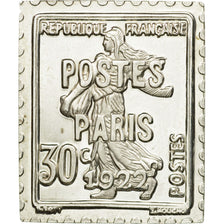 Francia, medaglia, Timbre, Postes Paris Préoblitéré, 30 Centimes, 1982, FDC