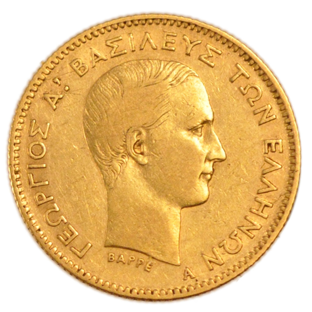 Grèce, Georges I, 10 Drachmes Or