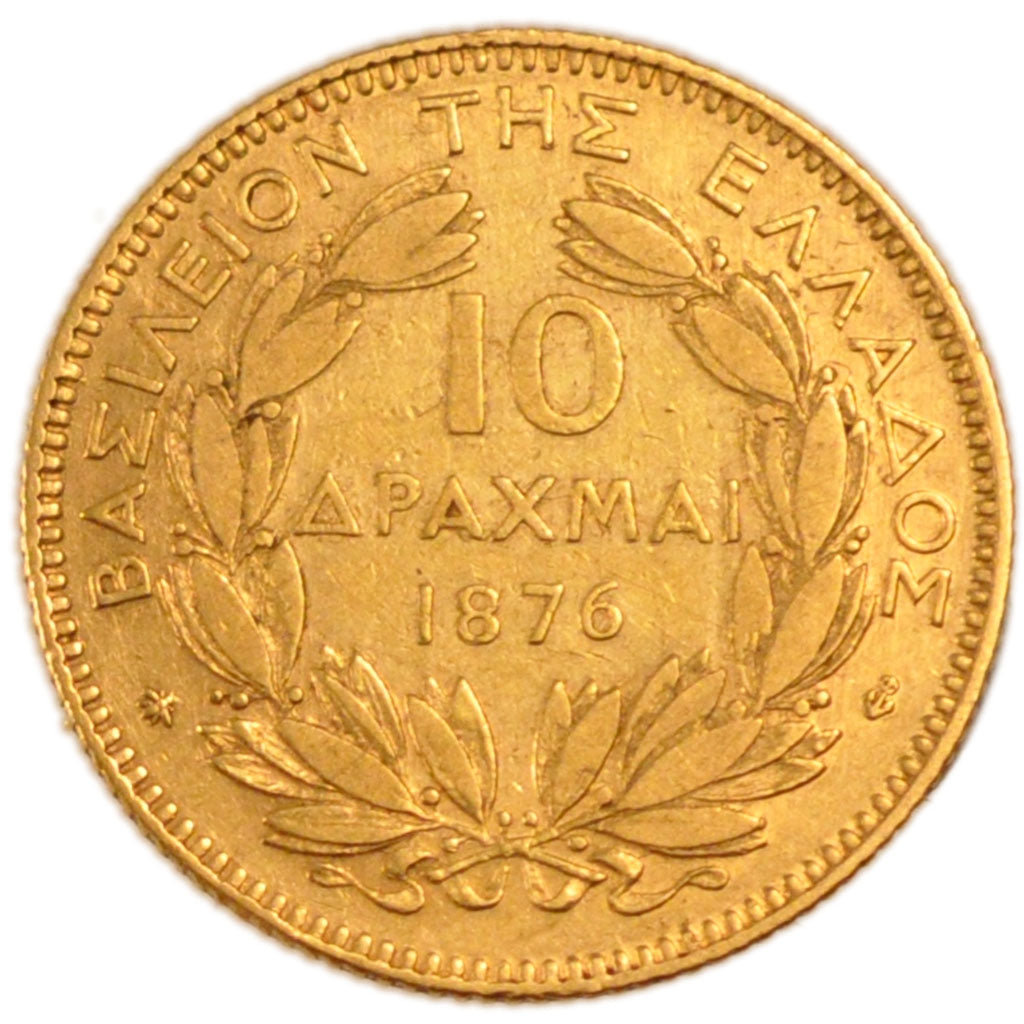 Grèce, Georges I, 10 Drachmes Or