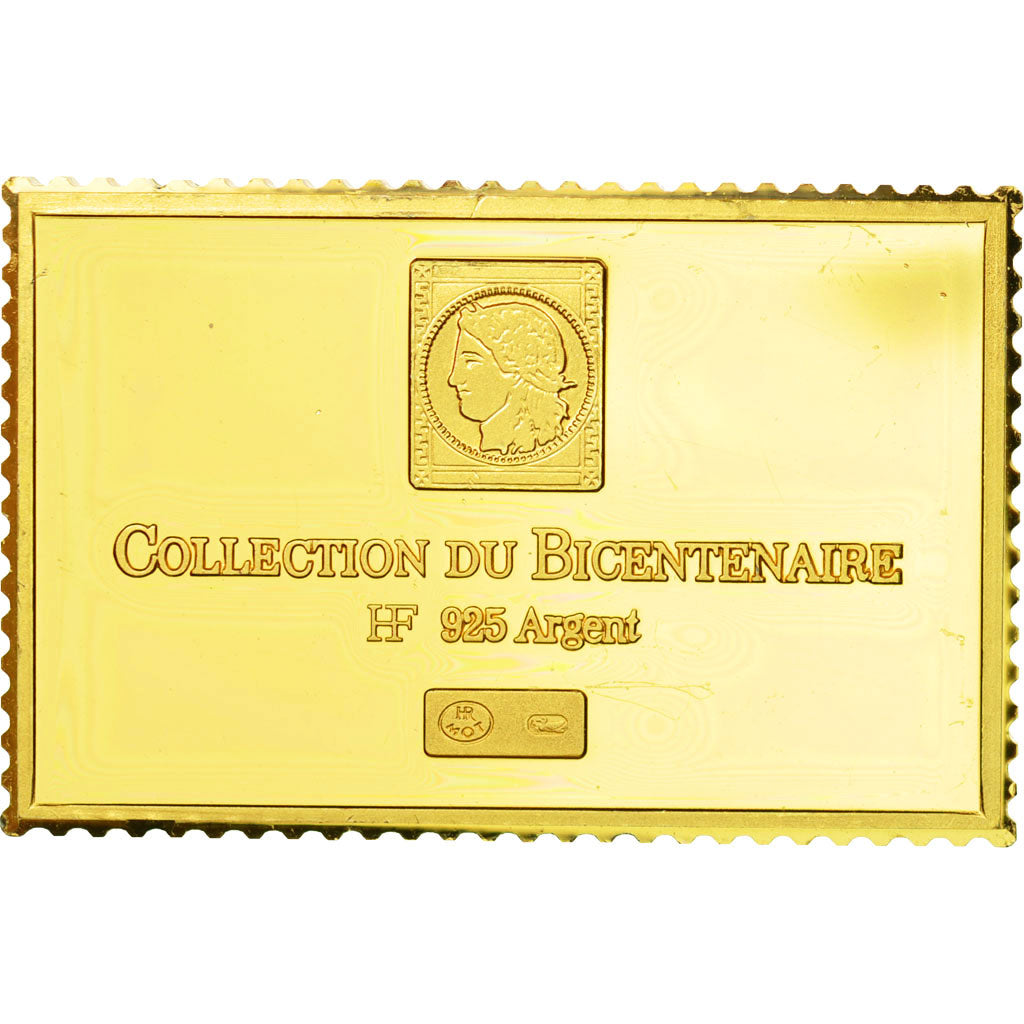 Frankrijk, Medaille, Timbre, Bicentenaire, 20ème Anniversaire de l'Armistice