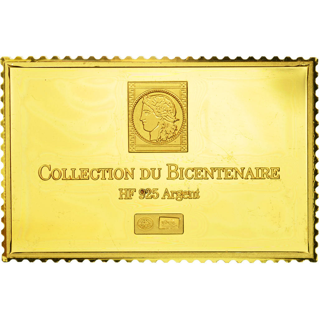 France, Médaille, Timbre, Bicentenaire, Révolution, Serment du Jeu de Paume