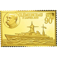 Frankreich, Medaille, Timbre, Bicentenaire, Porte-Avion Clémenceau, STGL