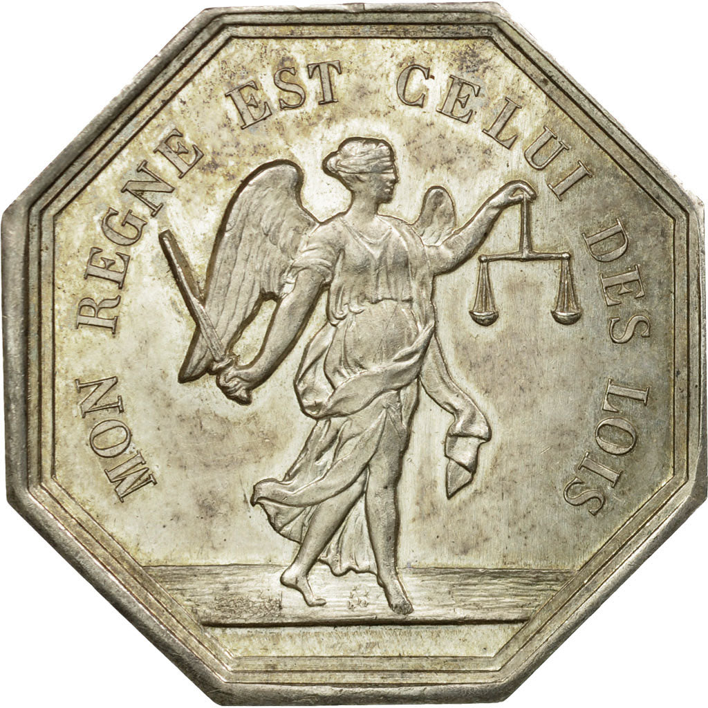 France, Token, Notaires de l'Arrondissement d'Yvetot, Marey, AU(55-58), Silver