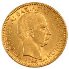 Grèce, Georges I, 20 Drachmes Or