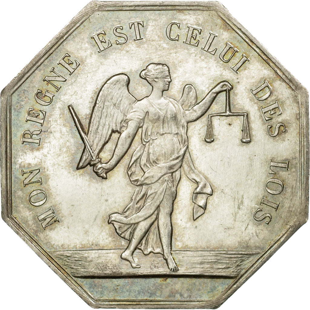 Francia, Token, Notaires de l'Arrondissement d'Yvetot, Marey, SPL-, Argento