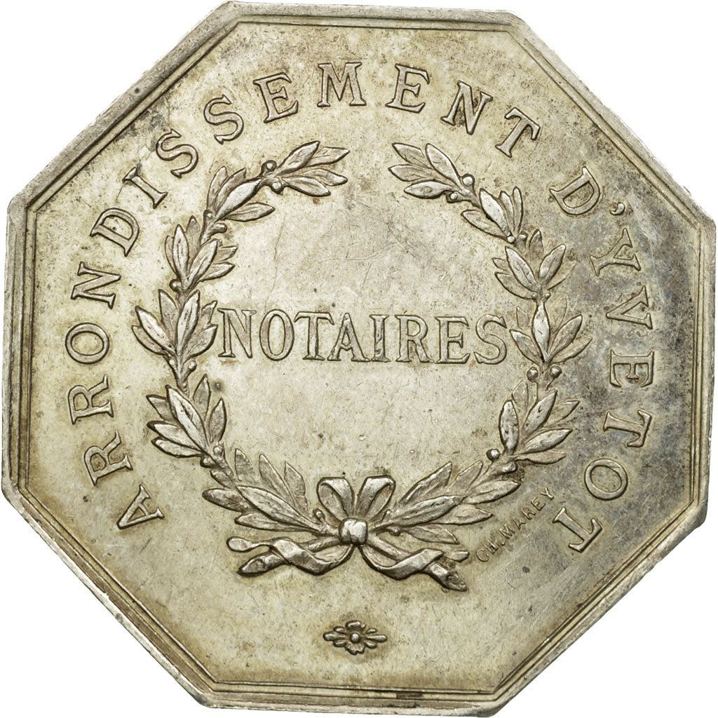 Francia, Token, Notaires de l'Arrondissement d'Yvetot, Marey, EBC+, Plata