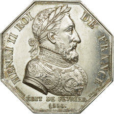 France, Token, Henri II, Commissaires Priseurs de Rouen, 1816, Borrel.A
