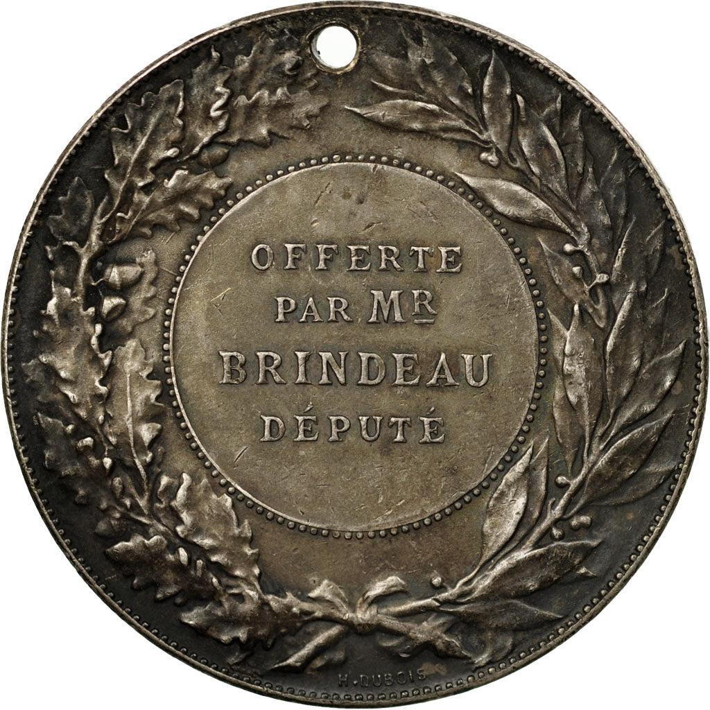 Frankreich, Medaille, Marianne, République Française, Dupuis.D, SS, Silber