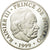 Monaco, medaglia, 50ème Anniversaire de Rainier III, 1999, FDC, Argento