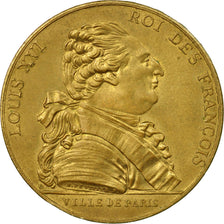 France, Médaille, Louis XVI, Etablissement de la Mairie de Paris, Duvivier