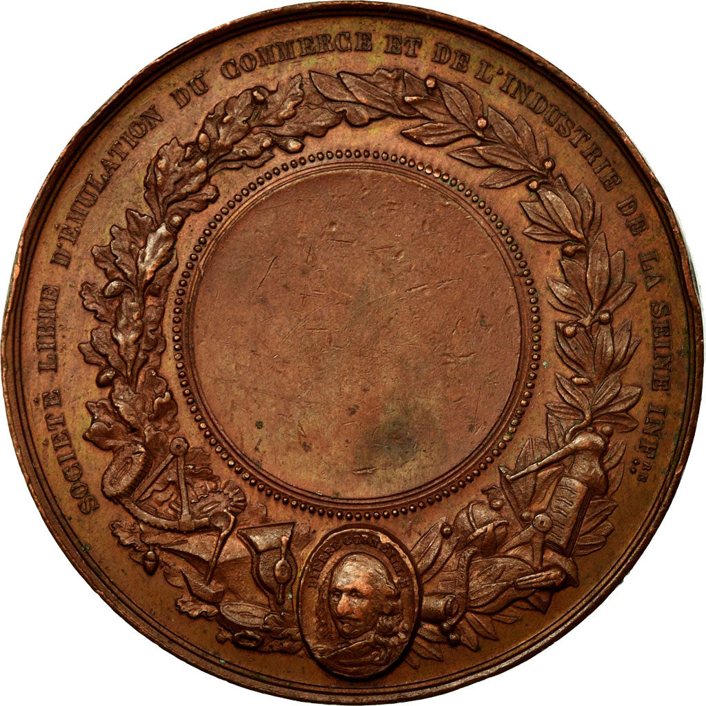 Francja, Medal, Société Libre d'émulation du Commerce, Seine Inférieure