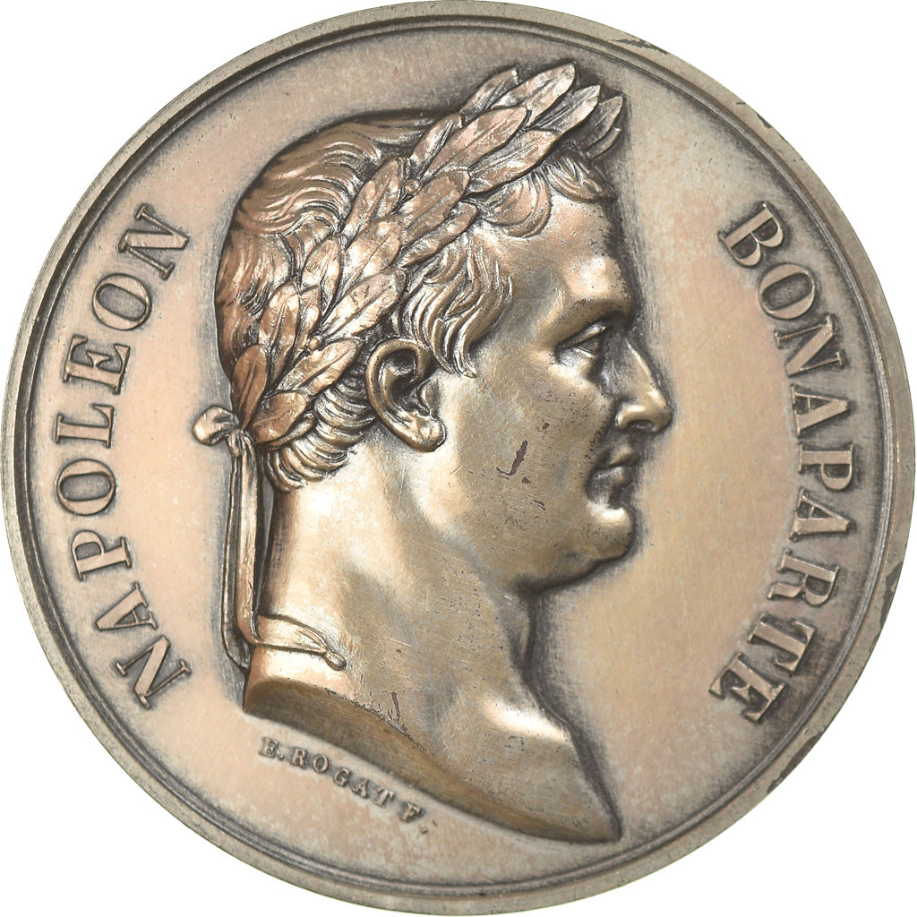 Frankrijk, Medaille, Napoléon Bonaparte, Bataille de Waterloo, 1969, Rogat