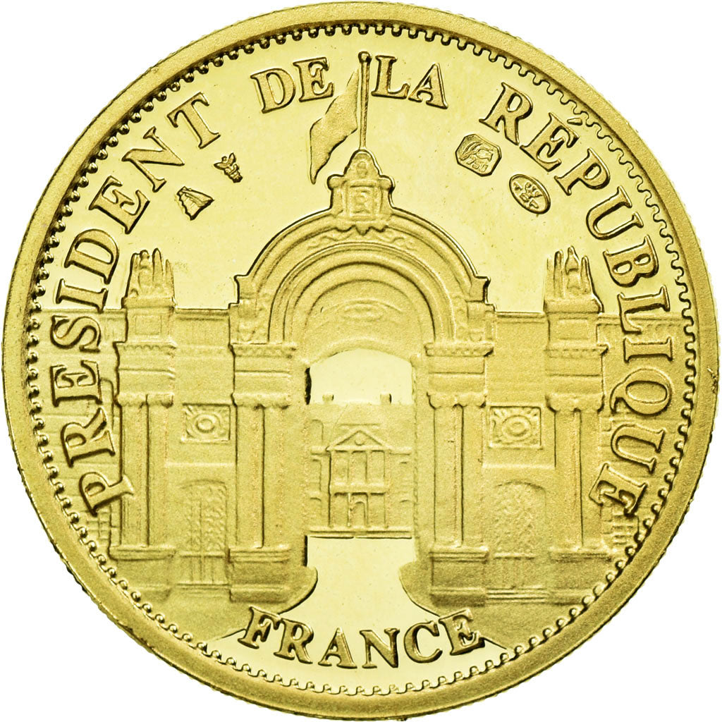 France, Medal, Nicolas Sarkozy, Président de la République, 2007, MS(65-70)