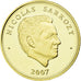 France, Médaille, Nicolas Sarkozy, Président de la République, 2007, FDC, Or