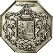 France, Token, Chambre de Commerce d'Elbeuf, 1862, MS(65-70), Silver