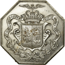 France, Token, Chambre de Commerce d'Elbeuf, 1862, MS(60-62), Silver