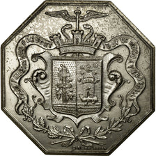 France, Token, Chambre de Commerce d'Elbeuf, 1862, MS(60-62), Silver