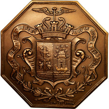 France, Token, Chambre de Commerce d'Elbeuf, 1862, MS(64), Bronze