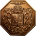 France, Token, Chambre de Commerce d'Elbeuf, 1862, MS(64), Bronze