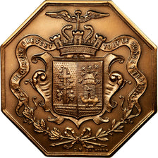 France, Token, Chambre de Commerce d'Elbeuf, 1862, MS(63), Bronze