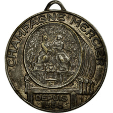 France, Medal, Champagne Mercier, Epernay, Drago, AU(50-53), Silvered bronze