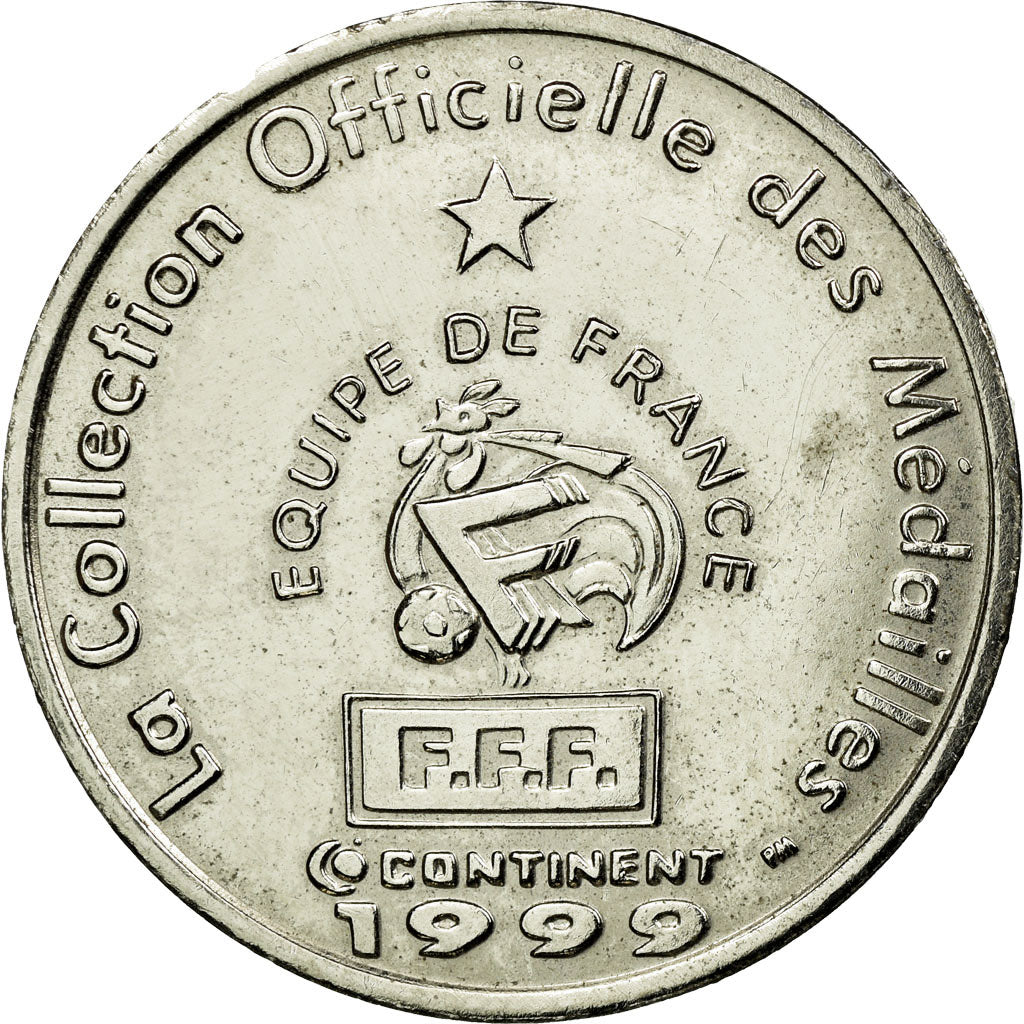 France, Jeton, Equipe de France de Football, Pirès, Attaquant, 1999, SPL+