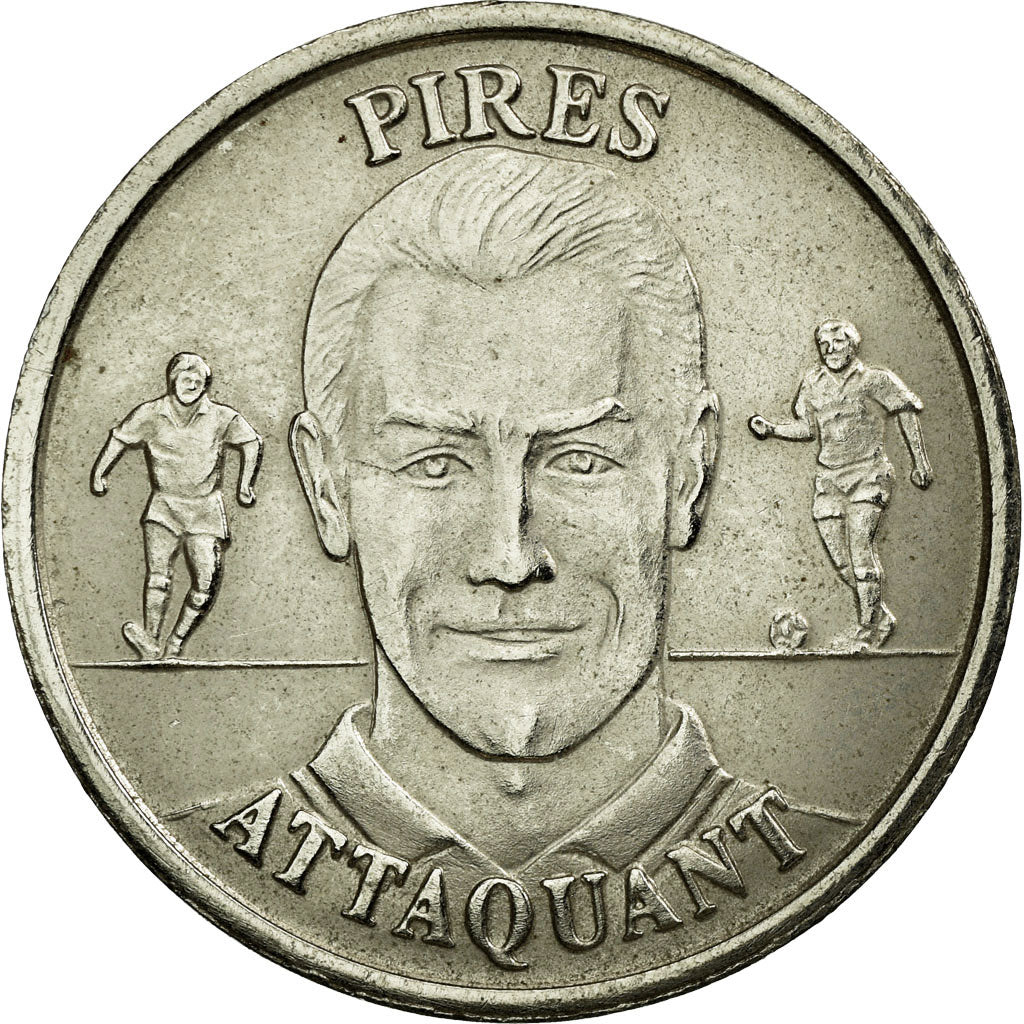 France, Jeton, Equipe de France de Football, Pirès, Attaquant, 1999, SPL