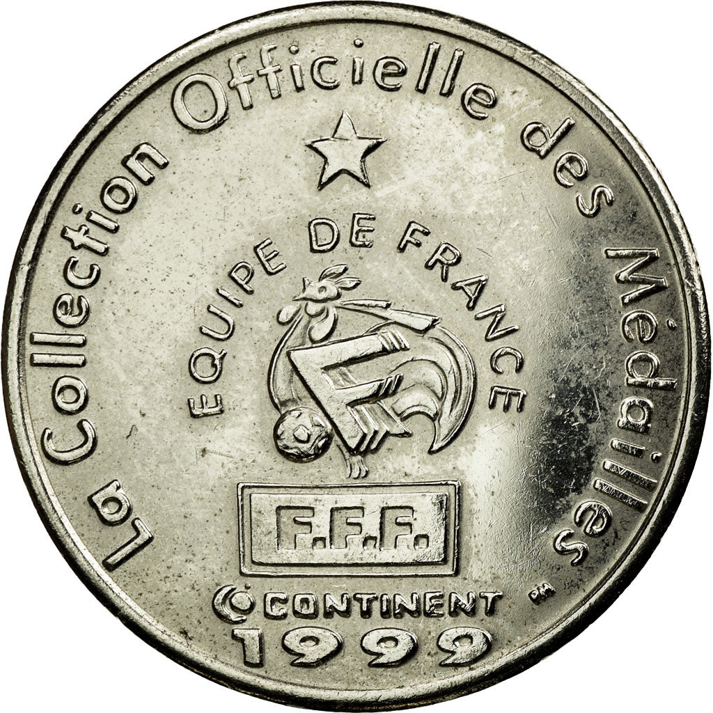 France, Jeton, Equipe de France de Football, Pirès, Attaquant, 1999, SPL