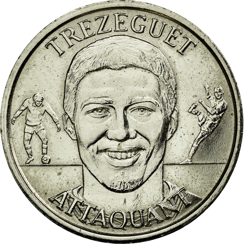 France, Jeton, Equipe de France de Football, Trézéguet, Attaquant, 1999, SPL+