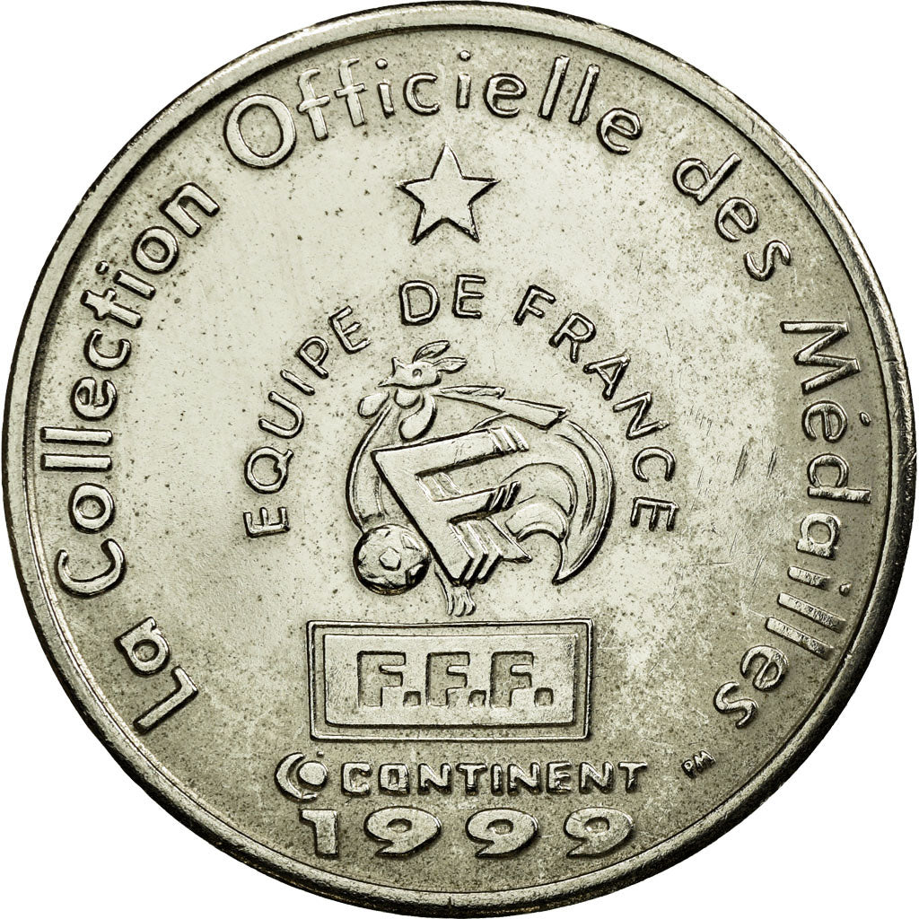 France, Jeton, Equipe de France de Football, Trézéguet, Attaquant, 1999, SPL+
