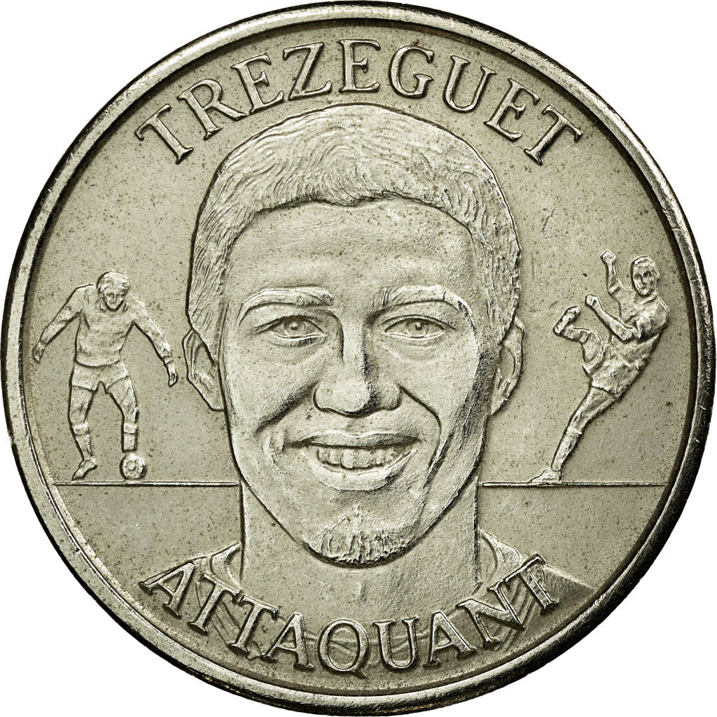 France, Jeton, Equipe de France de Football, Trézéguet, Attaquant, 1999, SPL
