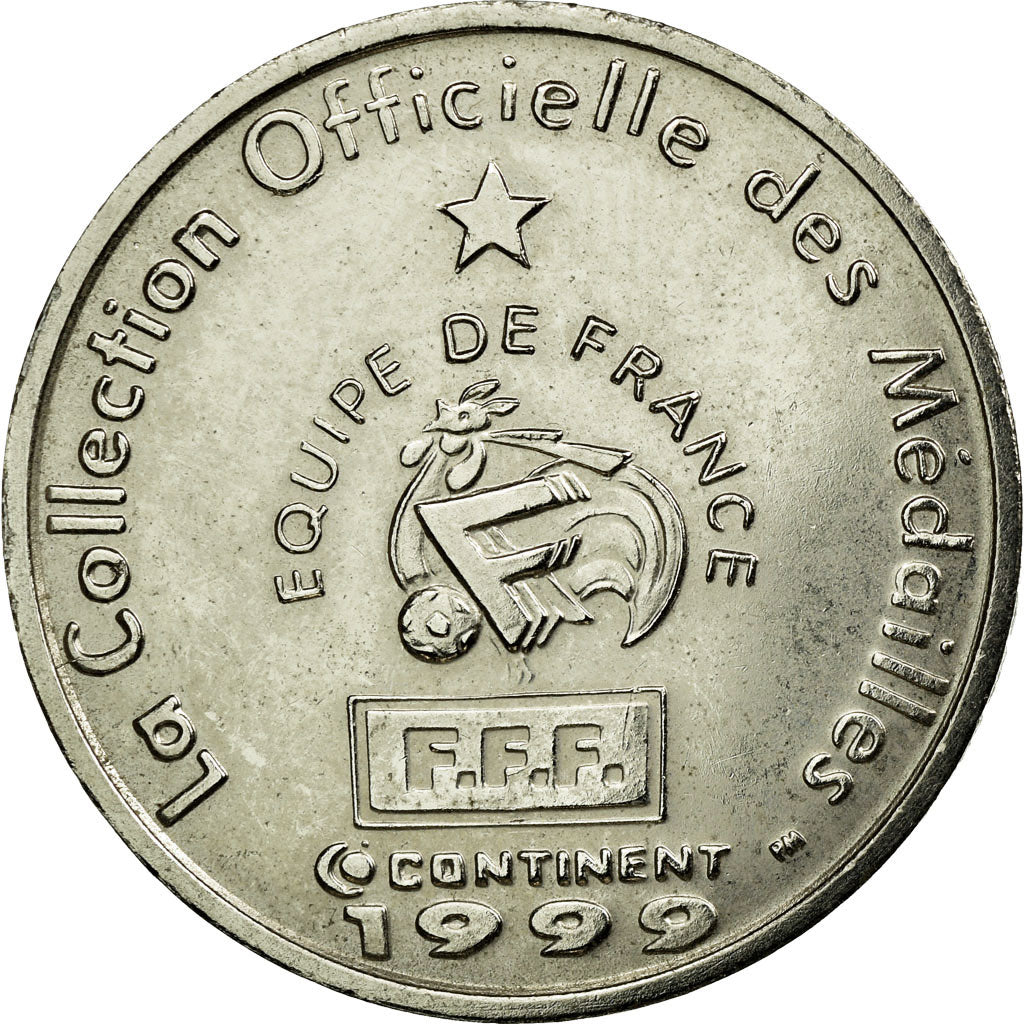 France, Jeton, Equipe de France de Football, Trézéguet, Attaquant, 1999, SPL