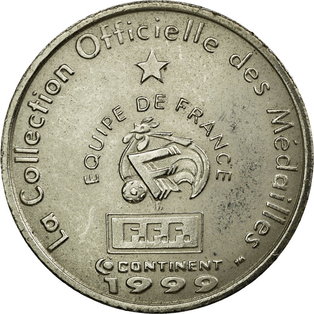 France, Token, Equipe de France de Football, Djorkaeff, Attaquant, 1999, MS(64)