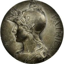 Frankreich, Medaille, Ligue Patriotique Rouennaise, Rivet, VZ, Silvered bronze