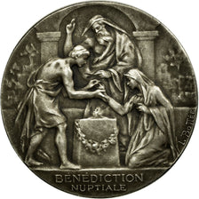 France, Médaille, Mariage, Bénédiction Nuptiale, Bottée, SUP, Argent