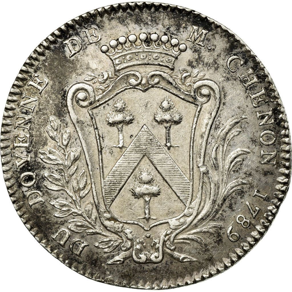 France, Jeton, Ile-de-France, Pierre Chenon, Commissaire au Chatelet, 1789