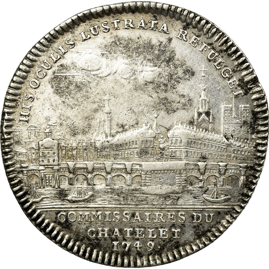 France, Jeton, Ile-de-France, Pierre Chenon, Commissaire au Chatelet, 1789