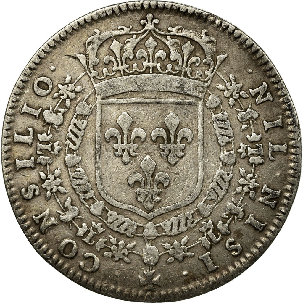 France, Token, Louis XIV, Conseil du Roi, 1657, EF(40-45), Silver, Feuardent:217
