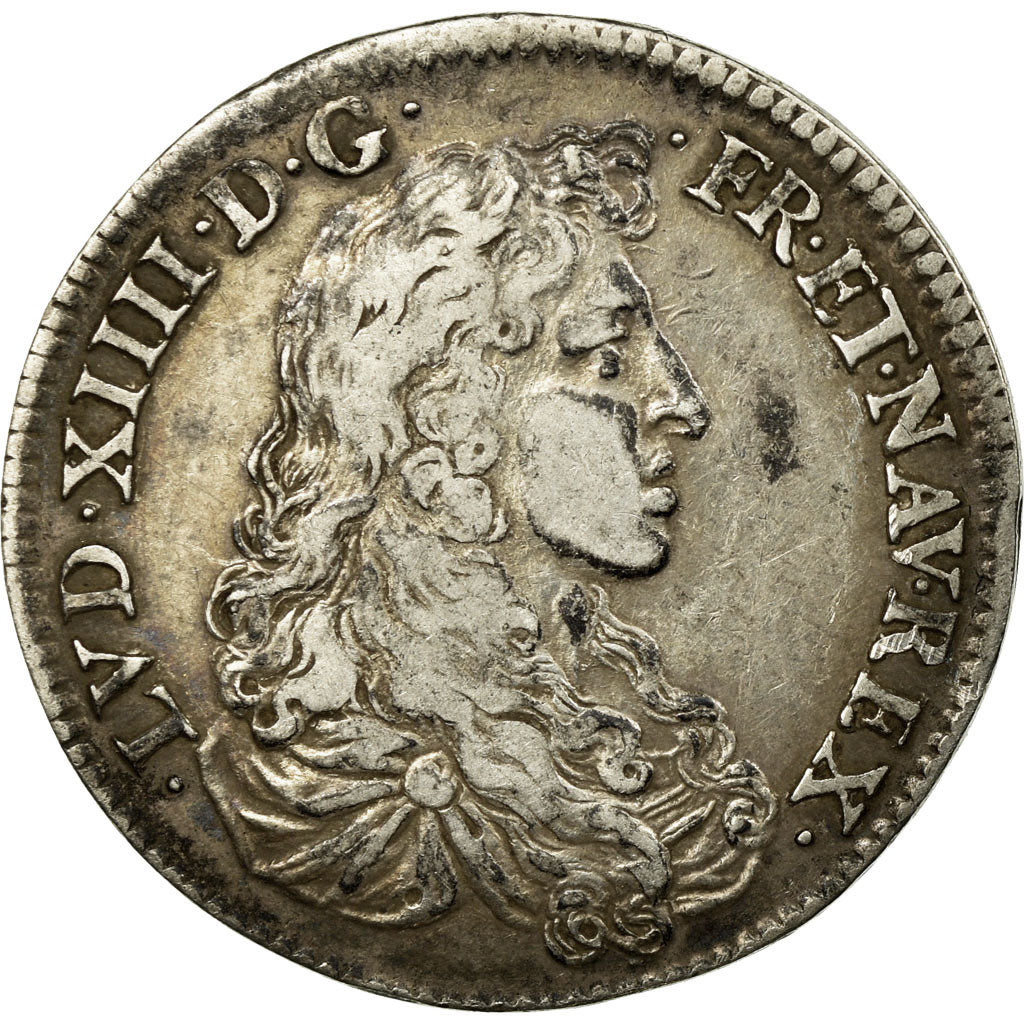 France, Jeton, Louis XIV Le Grand, La Vérité ou l'Irrigation, 1667, TTB+