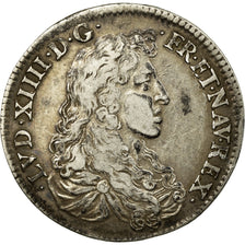 France, Jeton, Louis XIV Le Grand, La Vérité ou l'Irrigation, 1667, TTB+
