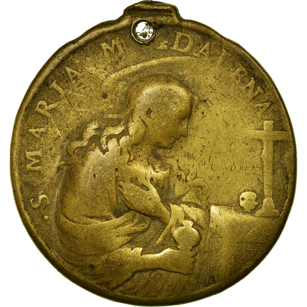 France, Médaille, Passion du Christ, Maria Magdalena, Roty, TB, Bronze