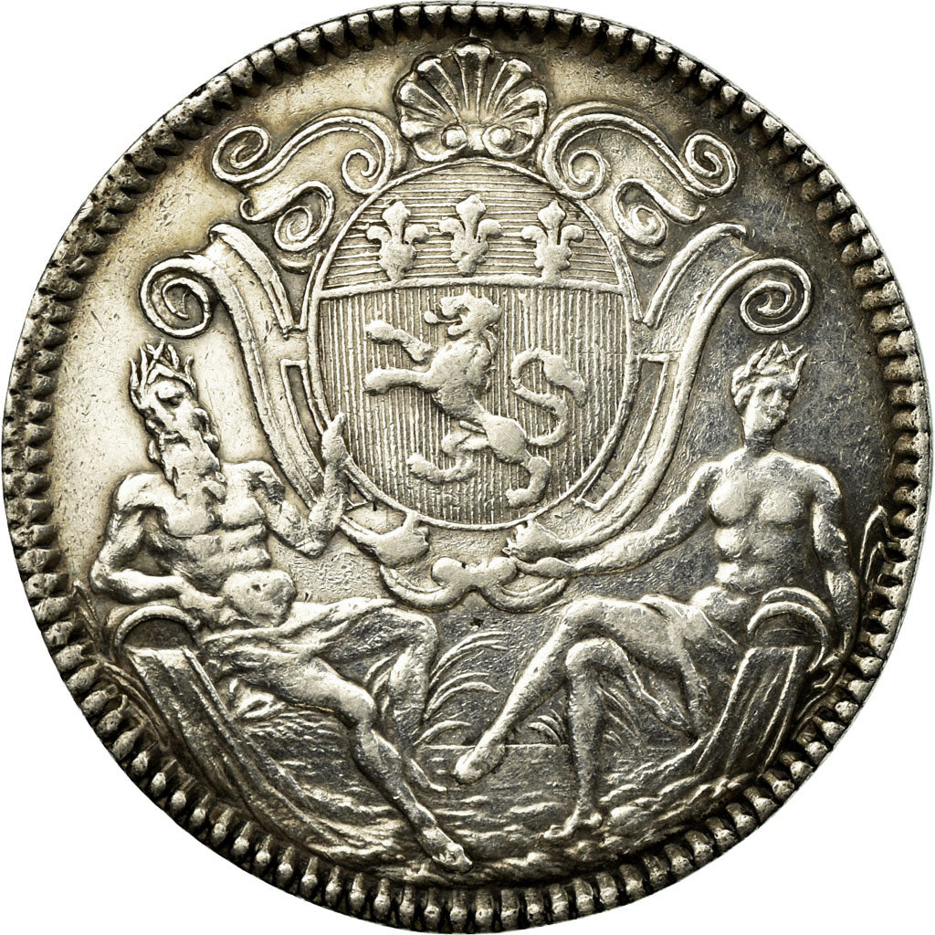 France, Token, Consulat de Lyon, Joseph Reverony, Echevin, AU(50-53), Silver